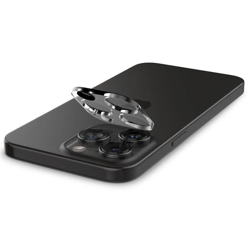 Предпазен стъклен протектор за камерата на iPhone 16 Pro, iPhone 16 Pro Max, iPhone 15 Pro, iPhone 15 Pro Max, iPhone 14 Pro, iPhone 14 Pro Max - Spigen Optik Lens Protector (прозрачен) | JAR Computers Предпазен стъклен протектор за камерата на iPhone 16 Pro, iPhone 16 Pro Max, iPhone 15 Pro, iPhone 15 Pro Max, iPhone 14 Pro, iPhone 14 Pro Max - Spigen Optik Lens Protector (прозрачен)