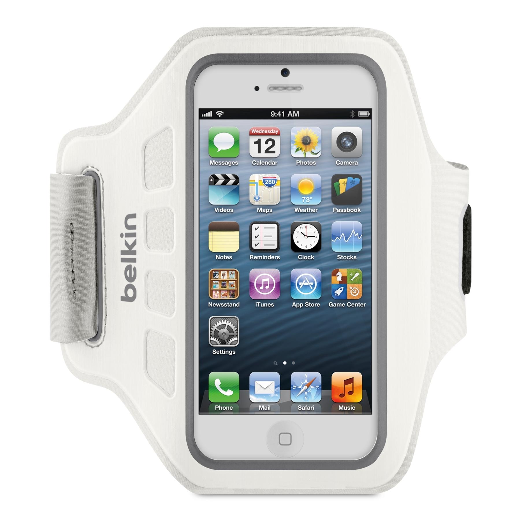 Спортен калъф за ръката за iPhone 5, iPhone 5S, iPhone SE - Belkin EaseFit Armband (сив-бял) | JAR Computers Спортен калъф за ръката за iPhone 5, iPhone 5S, iPhone SE - Belkin EaseFit Armband (сив-бял)