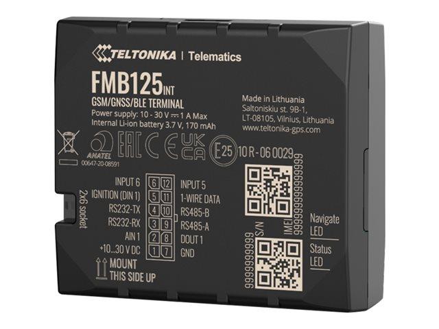 TELTONIKA TELEMATICS FMB125 Advanced External with RS232 RS485 interfaces | JAR Computers TELTONIKA TELEMATICS FMB125 Advanced External with RS232 RS485 interfaces