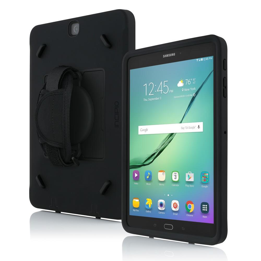 Удароустойчив хибриден кейс за for Samsung Galaxy Tab S2 9.7 - Incipio Capture Rugged Case with Handstrap (черен) | JAR Computers Удароустойчив хибриден кейс за for Samsung Galaxy Tab S2 9.7 - Incipio Capture Rugged Case with Handstrap (черен)