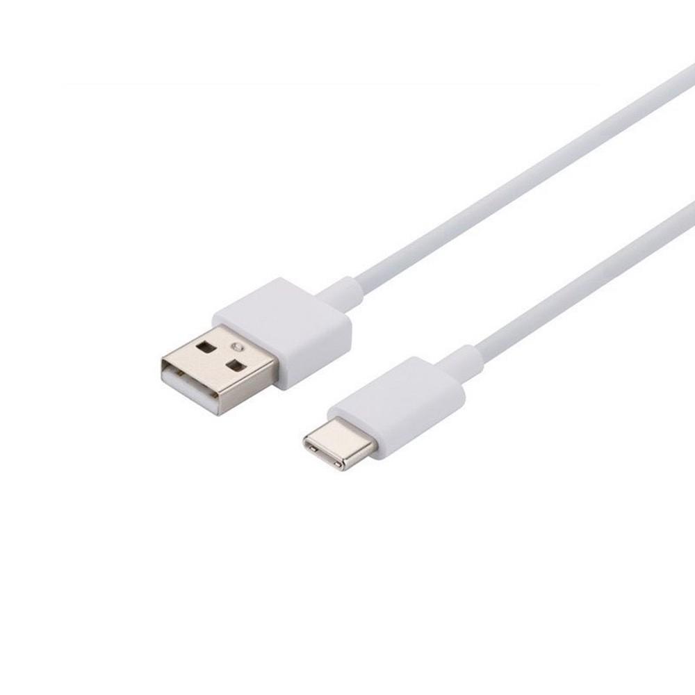 Xiaomi USB-A to USB-C 3A Data Cable - кабел за устройства с USB-C порт (100 см) (бял) (bulk)