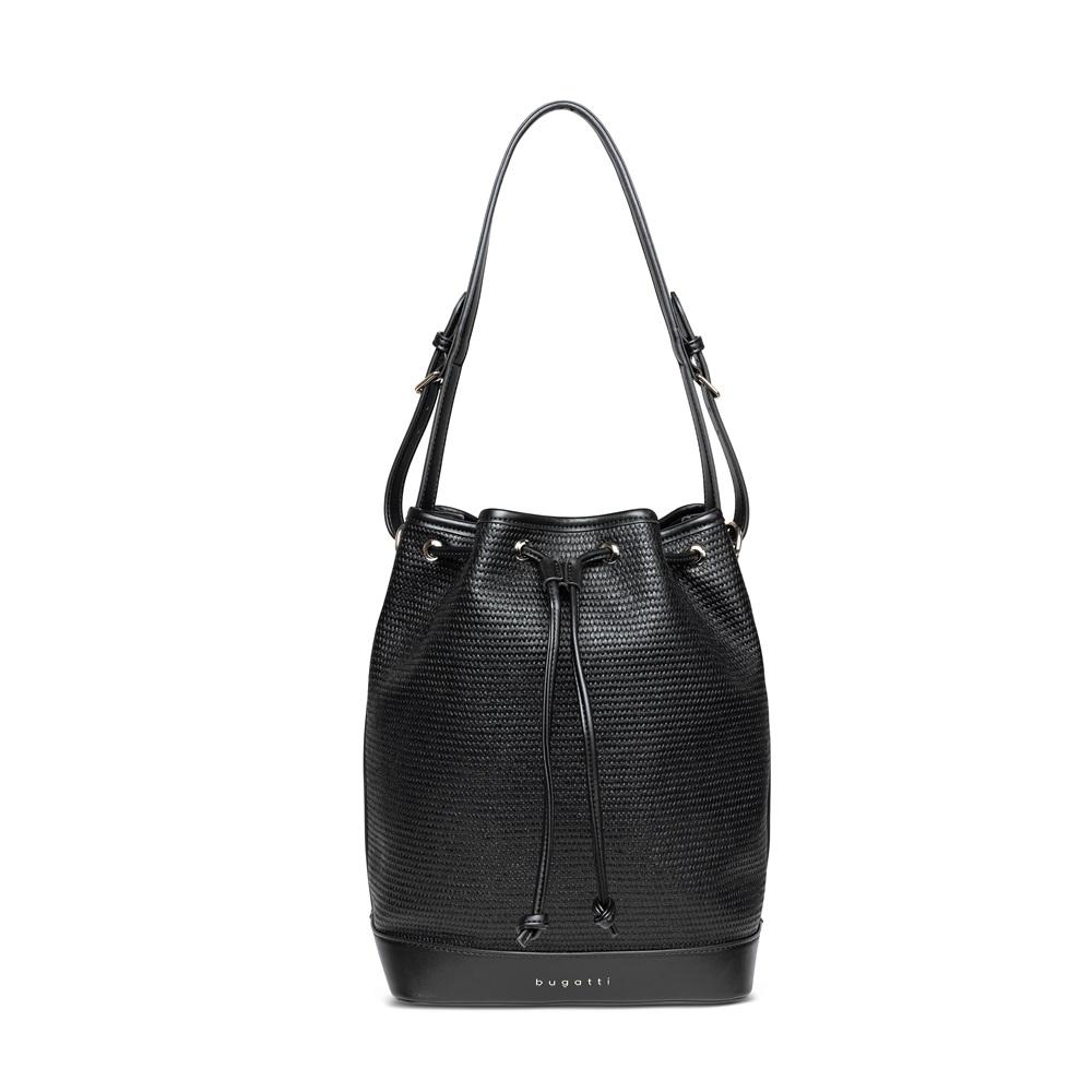 Дамска чанта Bugatti Isa Bucket Bag L, екокожа, черна | JAR Computers Дамска чанта Bugatti Isa Bucket Bag L, екокожа, черна
