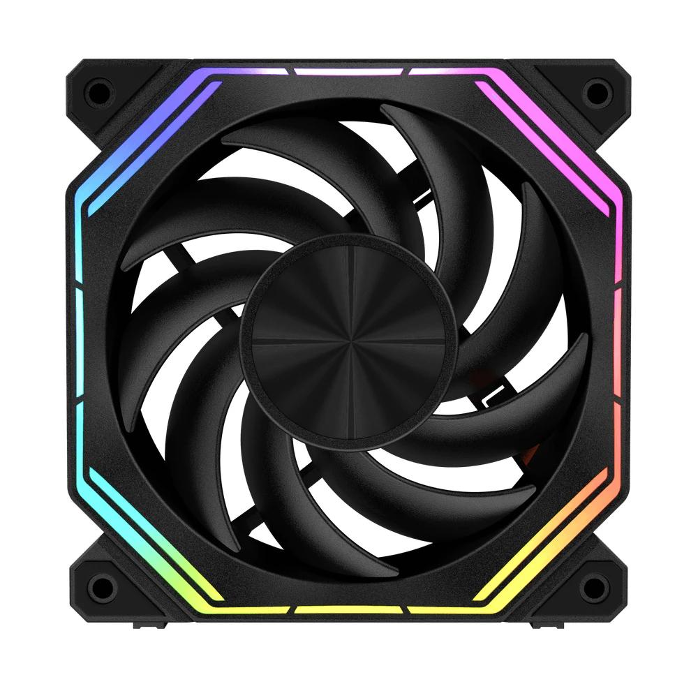 Darkflash Комплект вентилатори Fan Pack 3-in-1 3x120mm - INF34 Black, Daisy-Chain, Addressable RGB | JAR Computers Darkflash Комплект вентилатори Fan Pack 3-in-1 3x120mm - INF34 Black, Daisy-Chain, Addressable RGB