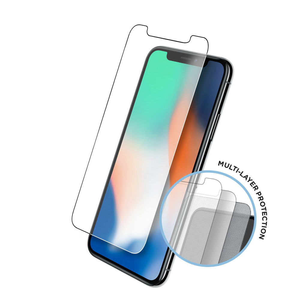 Eiger Tri Flex High Impact Film Screen Protector - качествено защитно покритие за дисплея на iPhone 11, iPhone XR (два броя)