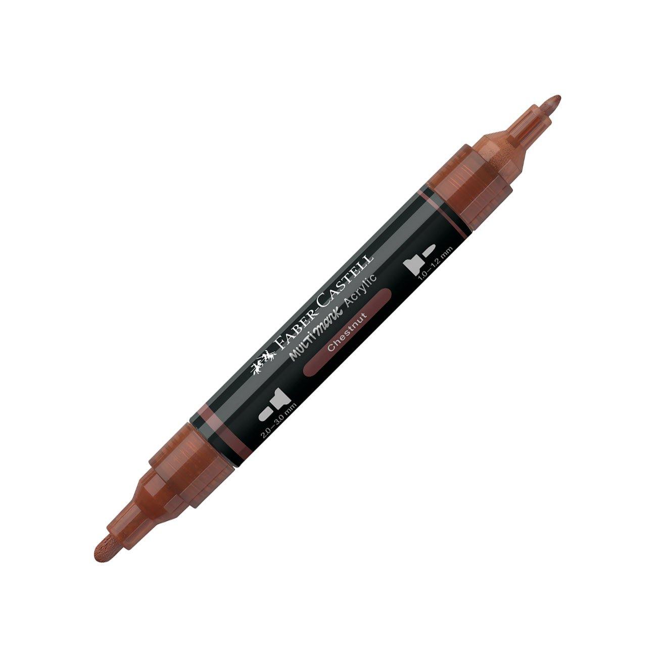 Faber-Castell Акрилен маркер Multimark, № 378, кестен