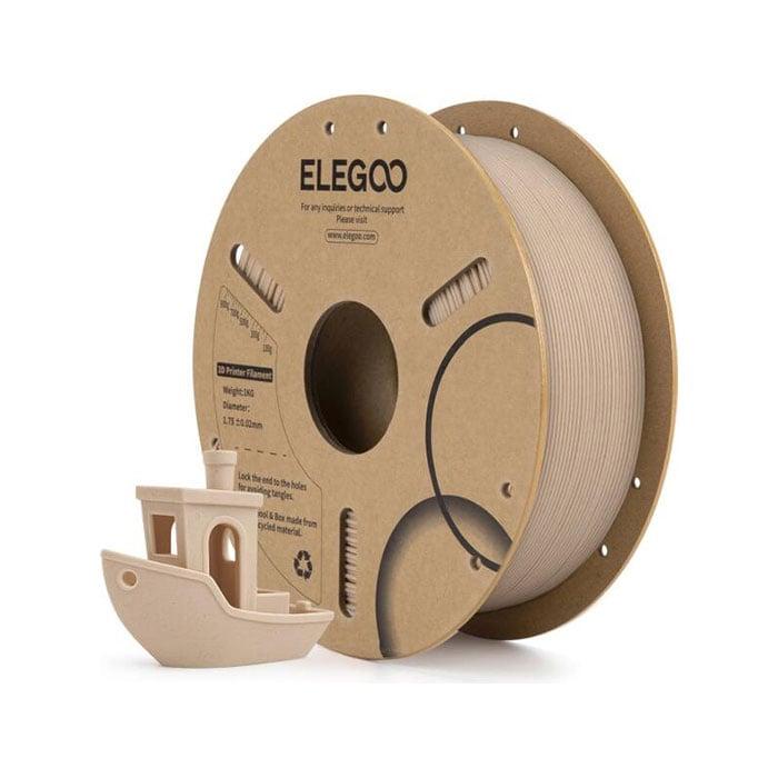Филамент за 3D принтер Elegoo PLA Special, блестящ, 1.75 mm, 1 kg, светъл дъб | JAR Computers Филамент за 3D принтер Elegoo PLA Special, блестящ, 1.75 mm, 1 kg, светъл дъб