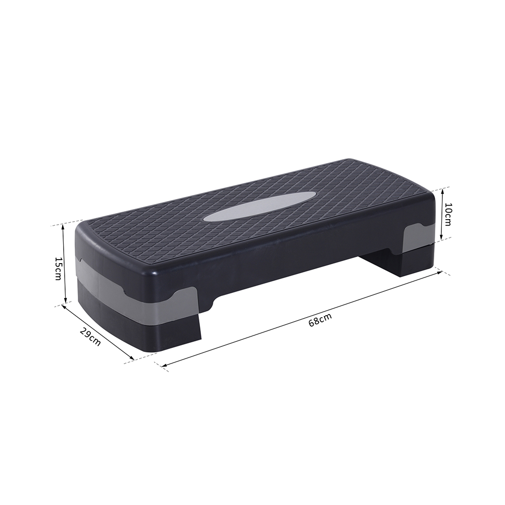 HomCom Step Fitness for Home and Gym Workout (A90-076BK) (HOMA90-076BK)