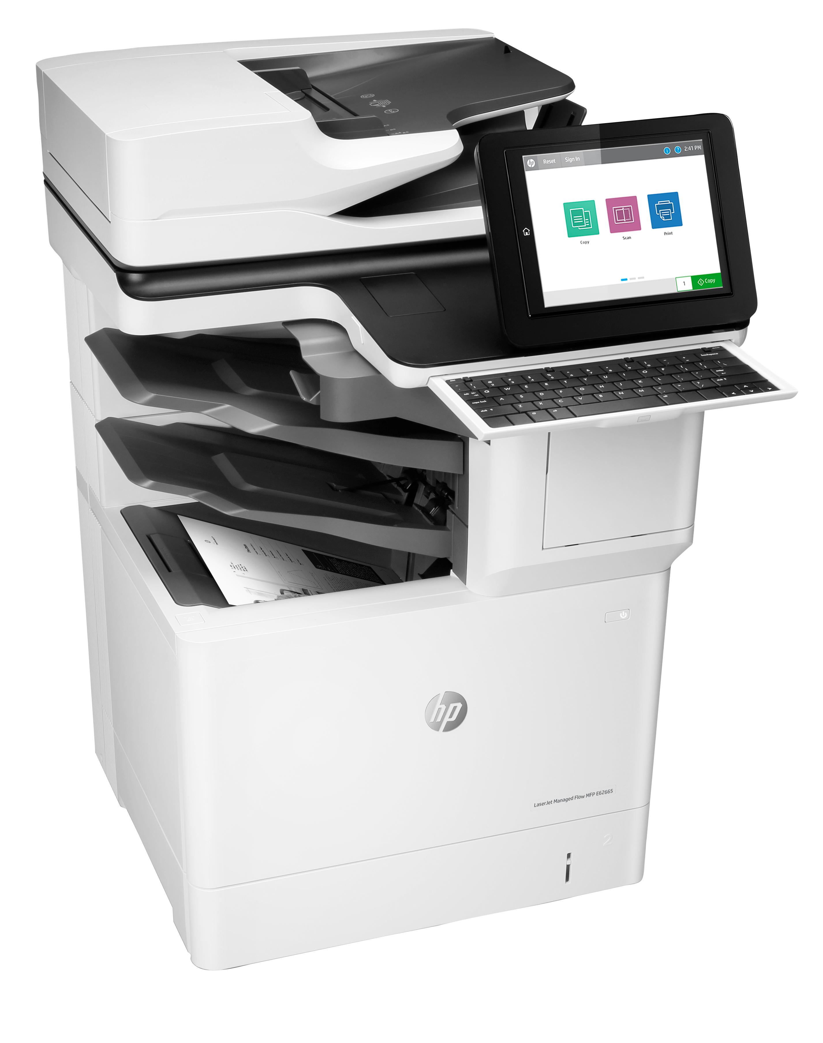HP LaserJet Managed Flow MFP E62665z 61ppm | JAR Computers HP LaserJet Managed Flow MFP E62665z 61ppm