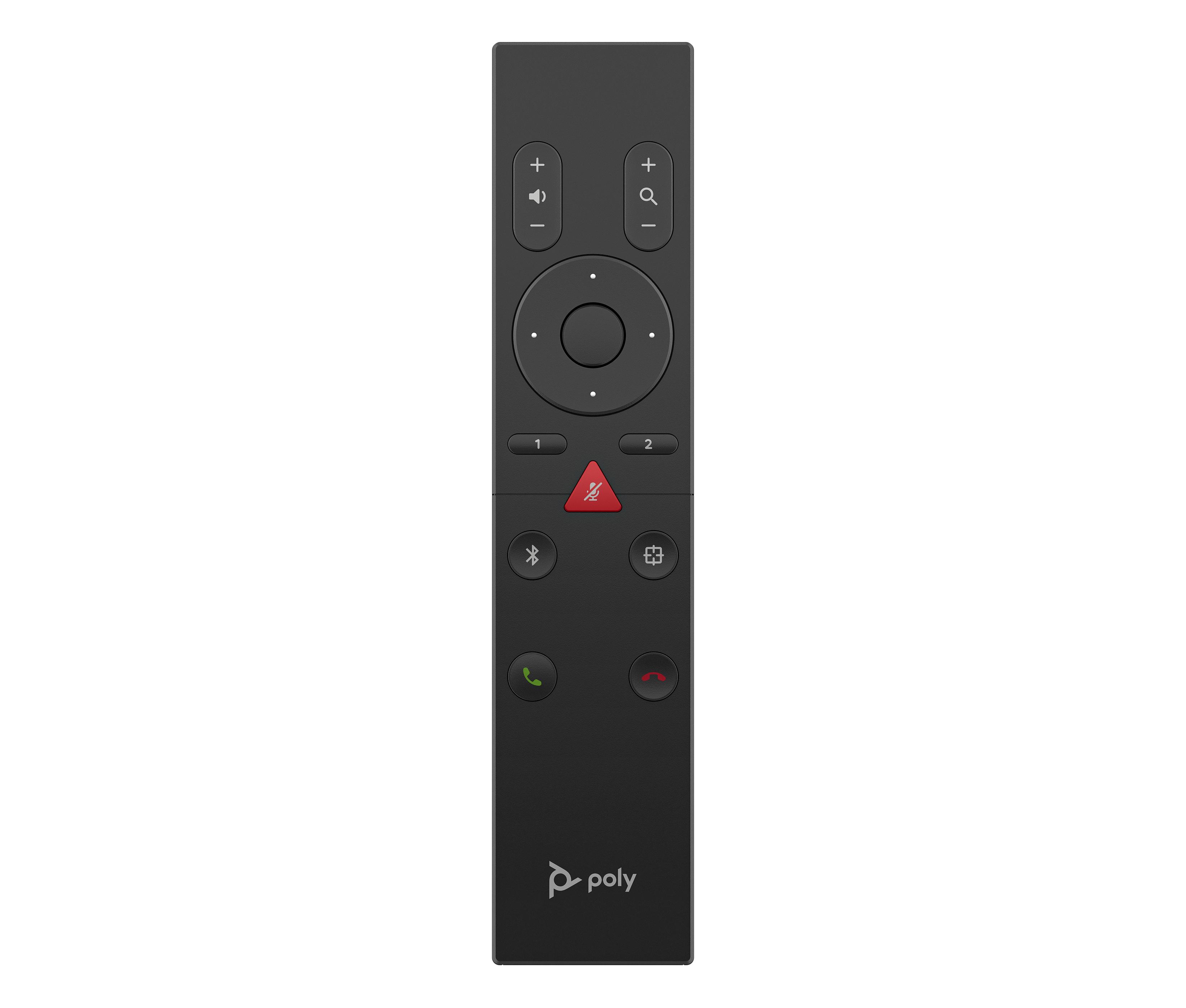 HP Poly Studio R30/USB/V12/V52/V72 Bluetooth Remote Control Черен | JAR Computers HP Poly Studio R30/USB/V12/V52/V72 Bluetooth Remote Control Черен