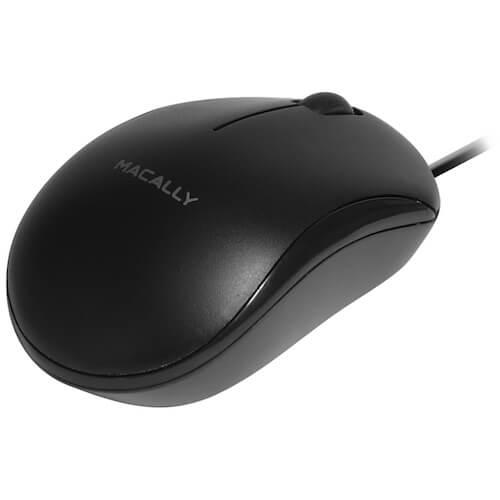 Macally USB Optical Mouse - USB оптична мишка за PC и Mac (черен) | JAR Computers Macally USB Optical Mouse - USB оптична мишка за PC и Mac (черен)
