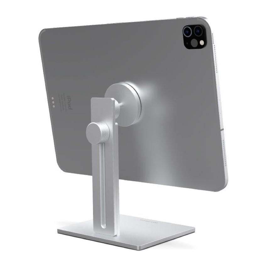 Магнитна алуминиева поставка за iPad и други таблети - JustMobile AluDisc Max Tablet Stand (сребрист) | JAR Computers Магнитна алуминиева поставка за iPad и други таблети - JustMobile AluDisc Max Tablet Stand (сребрист)