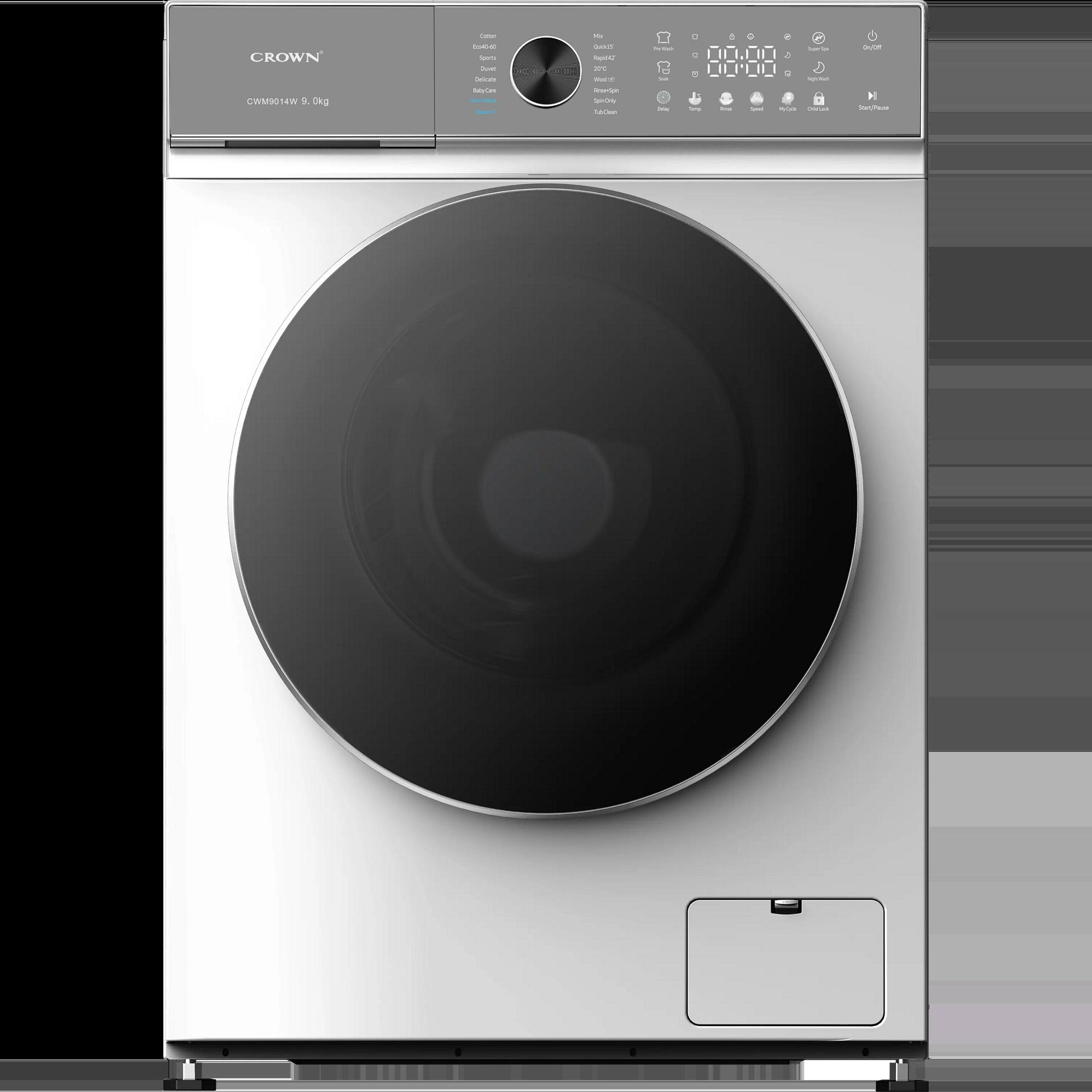 Пералня Crown CWM9014W , 1400 об./мин., 9.00 kg, A , Бял