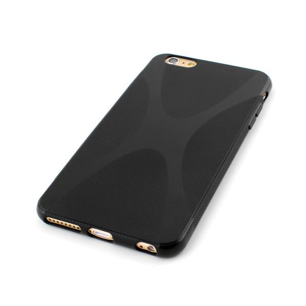 Силиконов калъф за iPhone 6, iPhone 6S - X-Line Cover Case (черен) | JAR Computers Силиконов калъф за iPhone 6, iPhone 6S - X-Line Cover Case (черен)