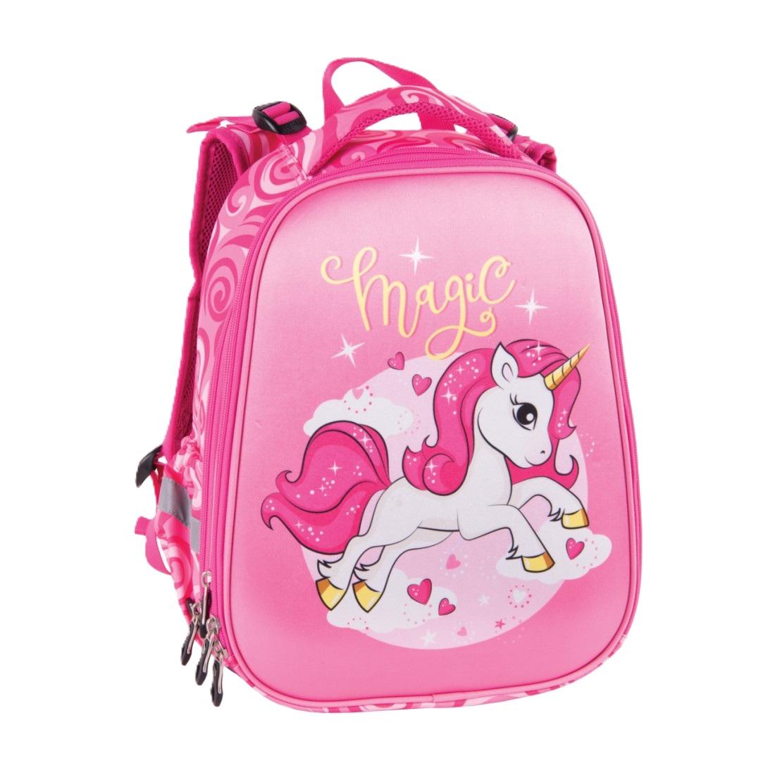 Ученическа раница PULSE Anatomic Cube Pink Magic, 2 отделения | JAR Computers Ученическа раница PULSE Anatomic Cube Pink Magic, 2 отделения