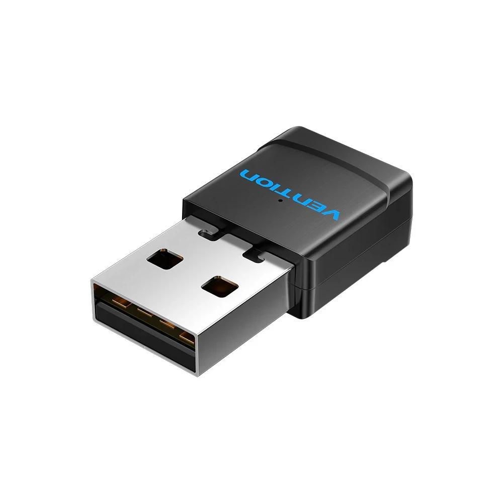 Vention безжичен адаптер WiFi USB adapter Dual Band, 650Mbps, Black - KDSB0 | JAR Computers Vention безжичен адаптер WiFi USB adapter Dual Band, 650Mbps, Black - KDSB0