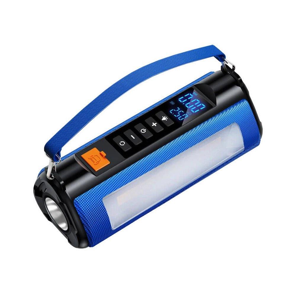 Външна батерия 8800mAh, фенер, JumpStarter и компресор за автомобил - Blitzwolf Car Jump Starter With Air Pump 20000mAh (син) | JAR Computers Външна батерия 8800mAh, фенер, JumpStarter и компресор за автомобил - Blitzwolf Car Jump Starter With Air Pump 20000mAh (син)