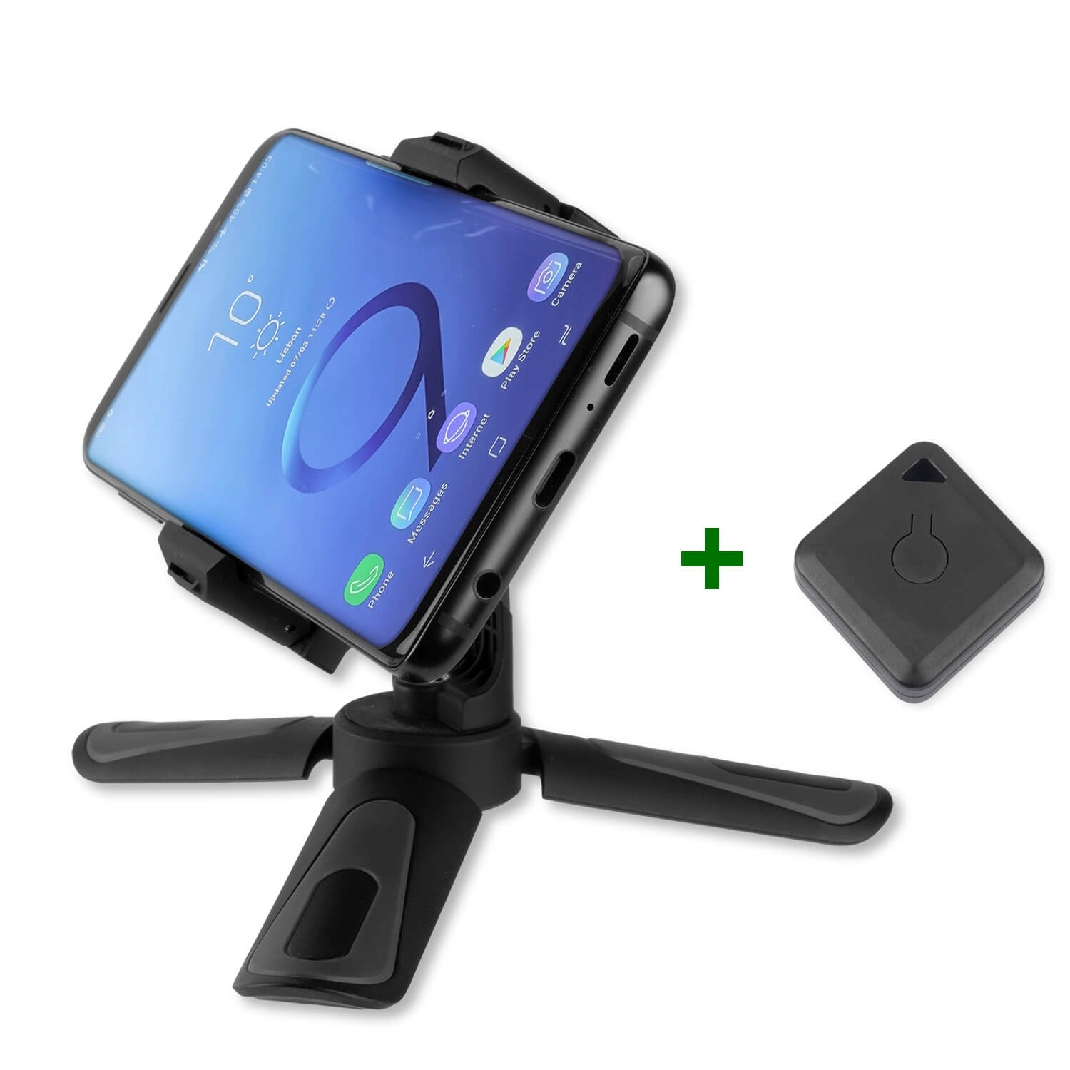 4smarts Pocket Tripod with Bluetooth Controller - джобен трипод с bluetooth за смартфони (черен)