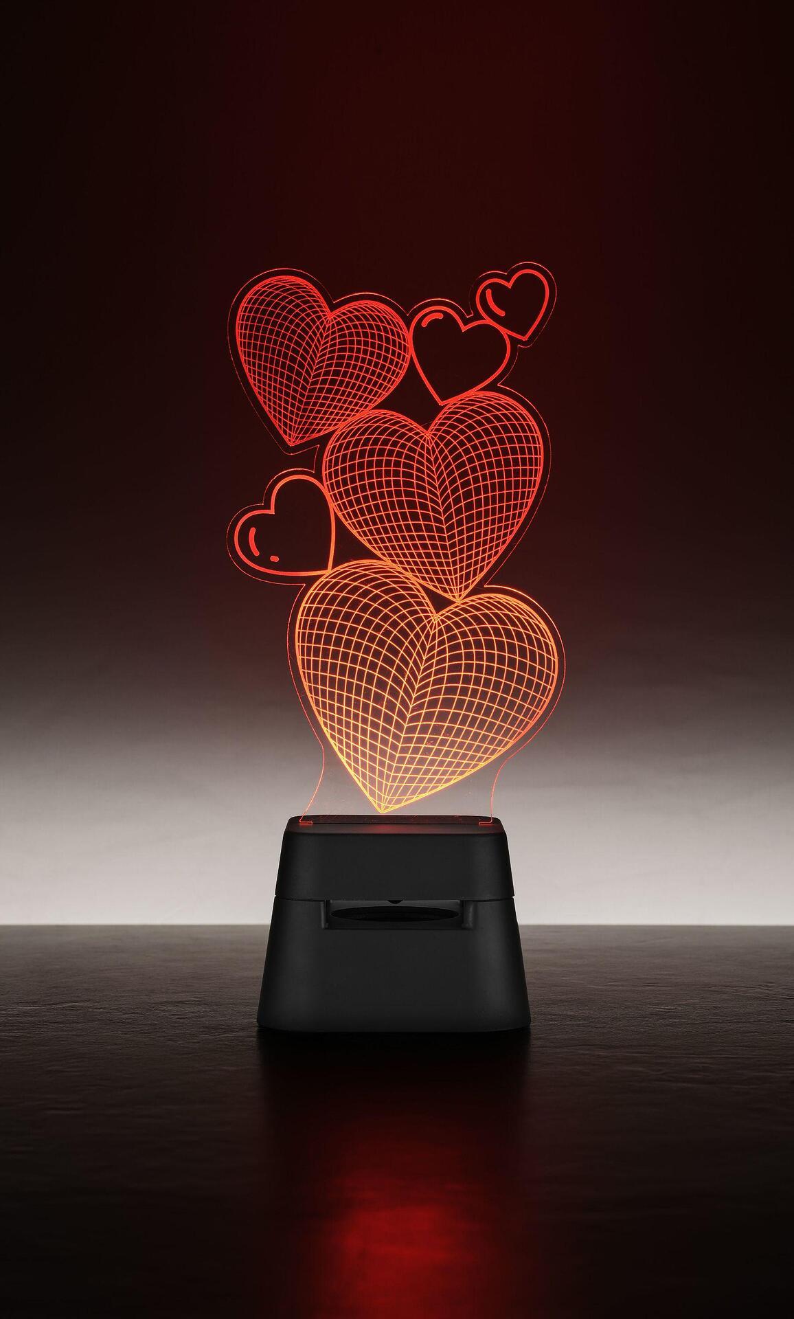 Bluetooth колонка Led Lights, Сърца