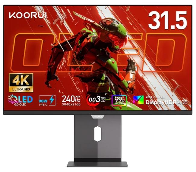 Гейминг монитор KOORUI - S3241XO, 32", 240Hz, 0.03ms, QD-OLED, 4K | JAR Computers Гейминг монитор KOORUI - S3241XO, 32", 240Hz, 0.03ms, QD-OLED, 4K