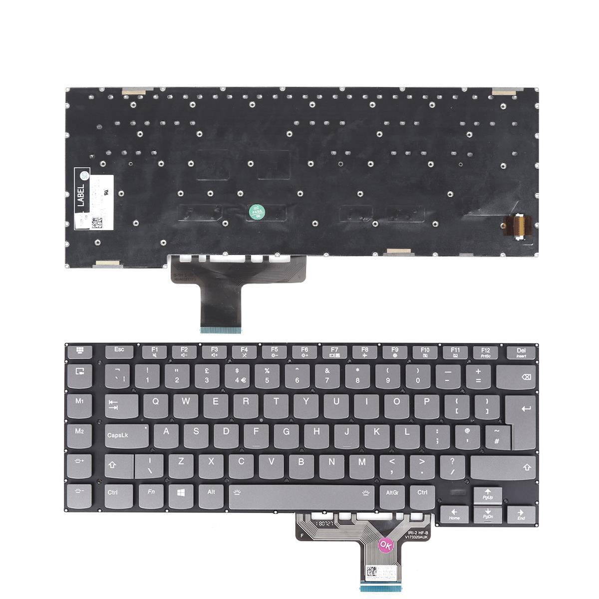 Клавиатура за лаптоп Lenovo Legion Y730-15ICH Y740-15ICHg - Сива Без Рамка с RGB Подсветка | JAR Computers Клавиатура за лаптоп Lenovo Legion Y730-15ICH Y740-15ICHg - Сива Без Рамка с RGB Подсветка
