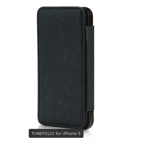 Кожен калъф и стойка за iPhone 5, iPhone 5S, iPhone SE - Tunewear Tunefolio (черен) | JAR Computers Кожен калъф и стойка за iPhone 5, iPhone 5S, iPhone SE - Tunewear Tunefolio (черен)
