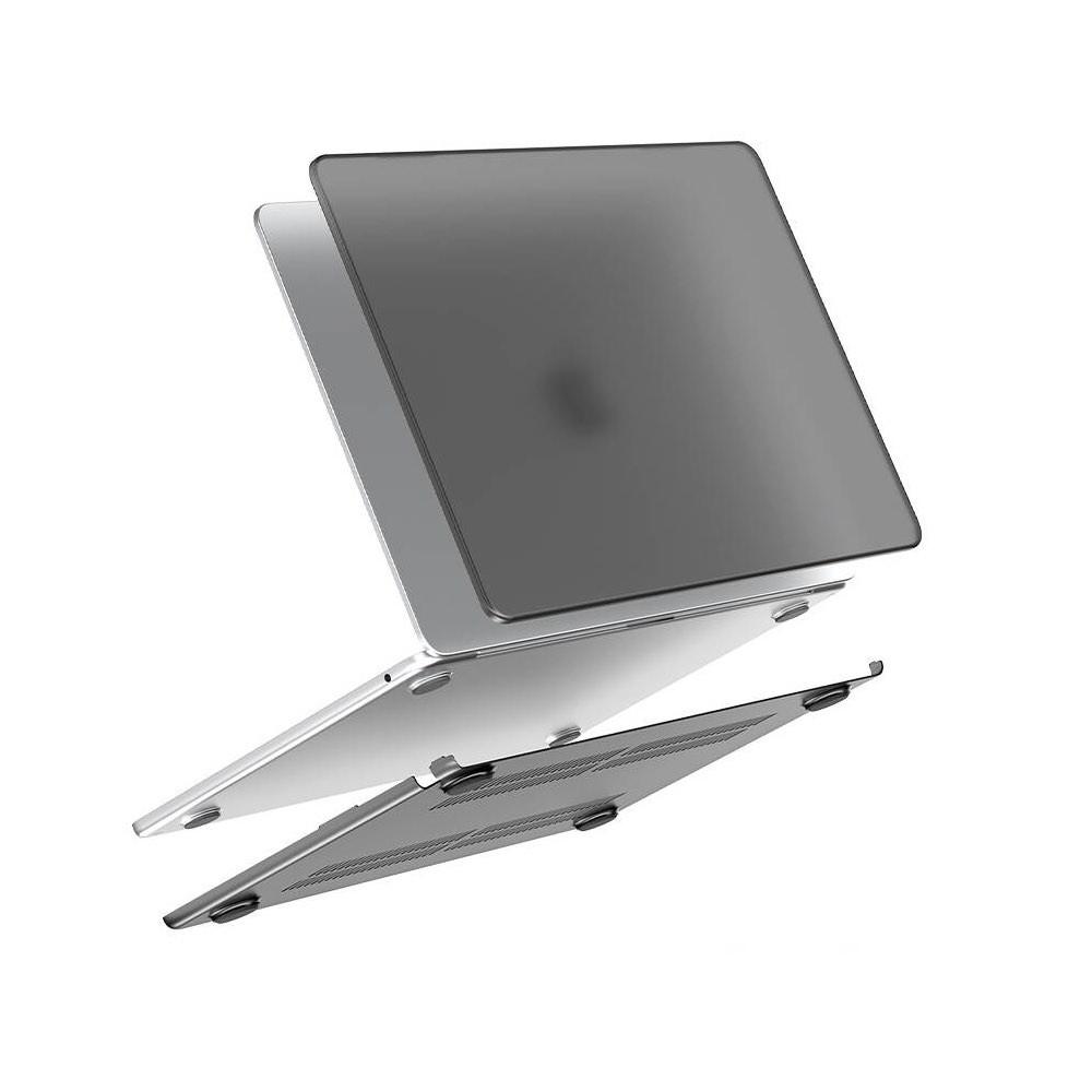 Lention Matte Protective Case - предпазен кейс за MacBook Air 15 M3 (2024), MacBook Air 15 M2 (2023) (черен-мат)