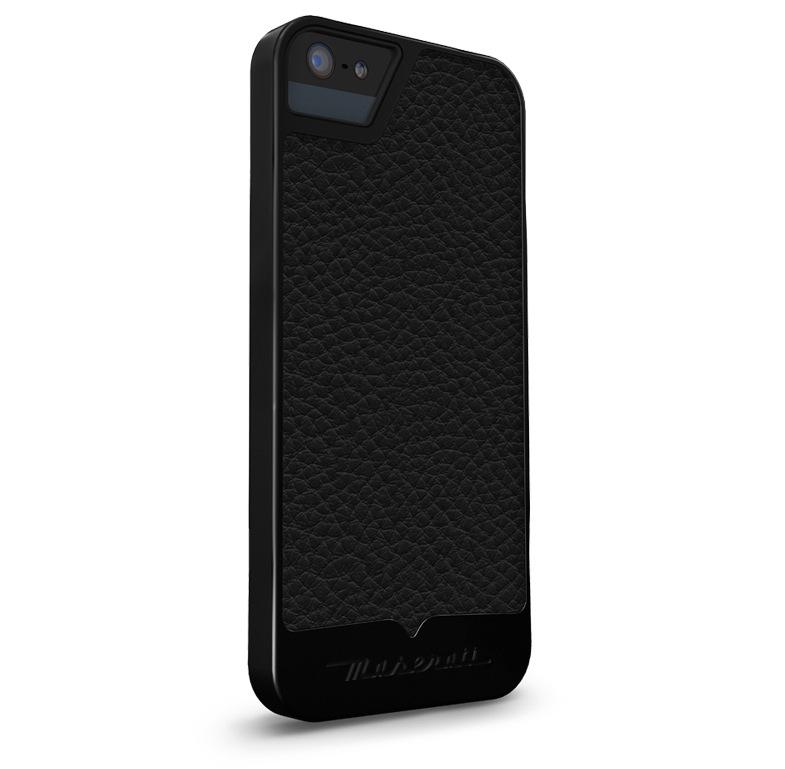 Луксозен кожен кейс за iPhone 5, iPhone 5S, iPhone SE - Maserati Calandra (черен) | JAR Computers Луксозен кожен кейс за iPhone 5, iPhone 5S, iPhone SE - Maserati Calandra (черен)