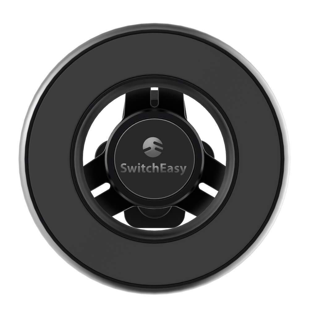 Магнитна поставка за радиатора на автомобил за iPhone с MagSafe - Switcheasy MagMount Vent Car Mount (черен) | JAR Computers Магнитна поставка за радиатора на автомобил за iPhone с MagSafe - Switcheasy MagMount Vent Car Mount (черен)