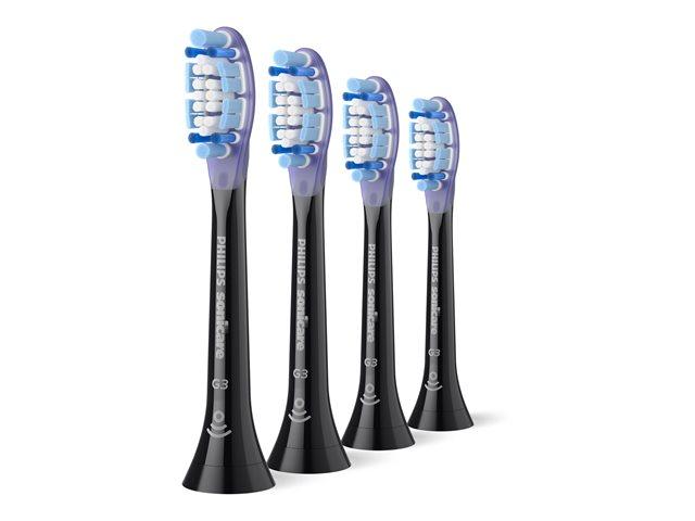 PHILIPS toothbrush head Sonicare Premium Gum Care 4pcs black