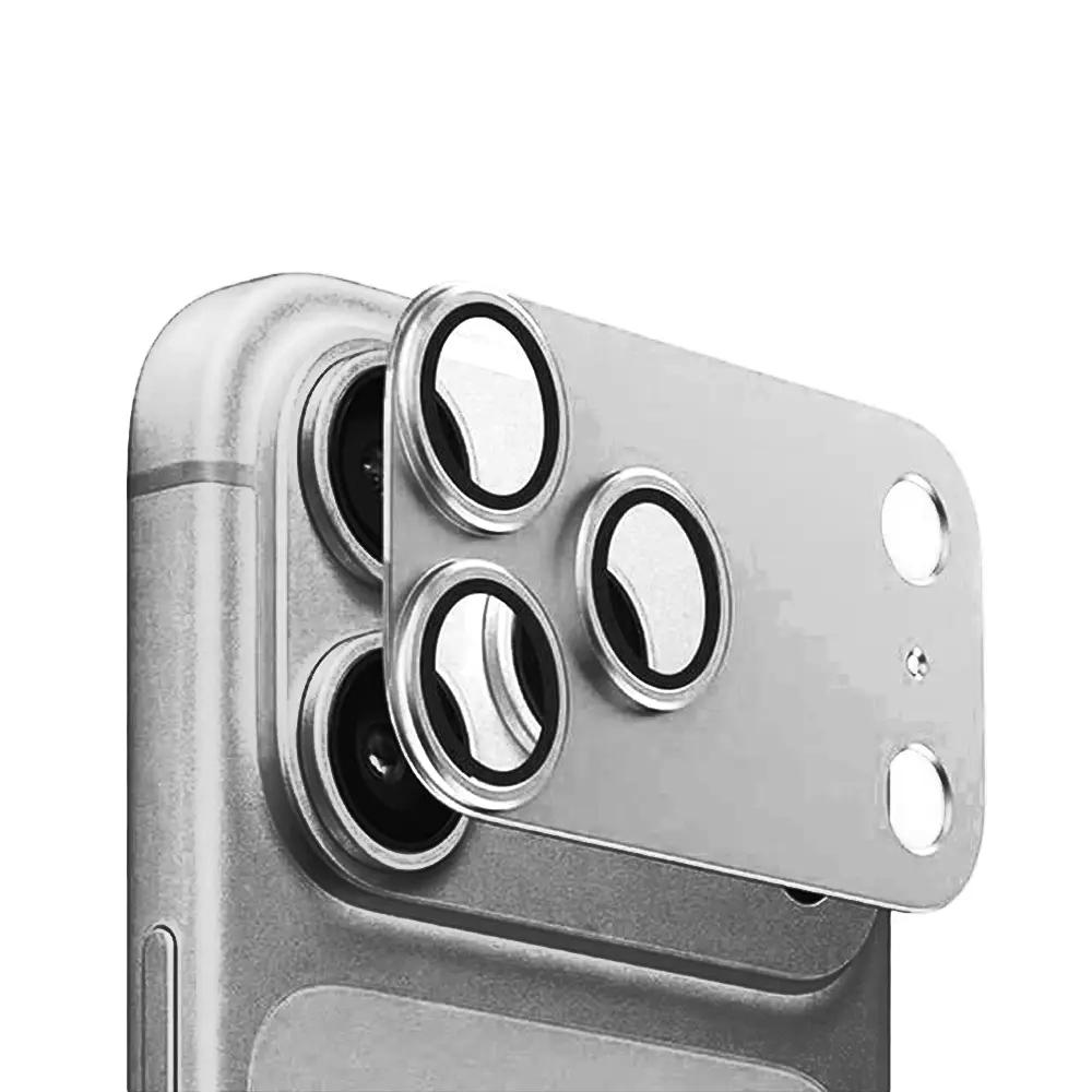 Предпазни стъклени лещи с цяла метална плочка за камерата на iPhone 18 Pro Max - Sunix Camera Lens Module Protector (Transparent) | JAR Computers Предпазни стъклени лещи с цяла метална плочка за камерата на iPhone 18 Pro Max - Sunix Camera Lens Module Protector (Transparent)