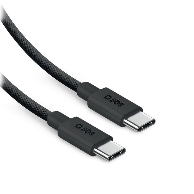 SBS LACABLEBRDTCC2M240K USB кабел USB 2.0 2 м USB C 0,48 Гбит/с 240 W Черен