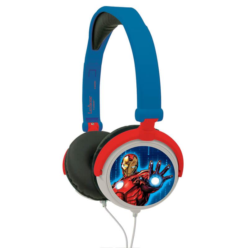 Слушалки подходящи за деца - Lexibook Avengers Foldable Stereo Headphones (тъмносин-червен) | JAR Computers Слушалки подходящи за деца - Lexibook Avengers Foldable Stereo Headphones (тъмносин-червен)