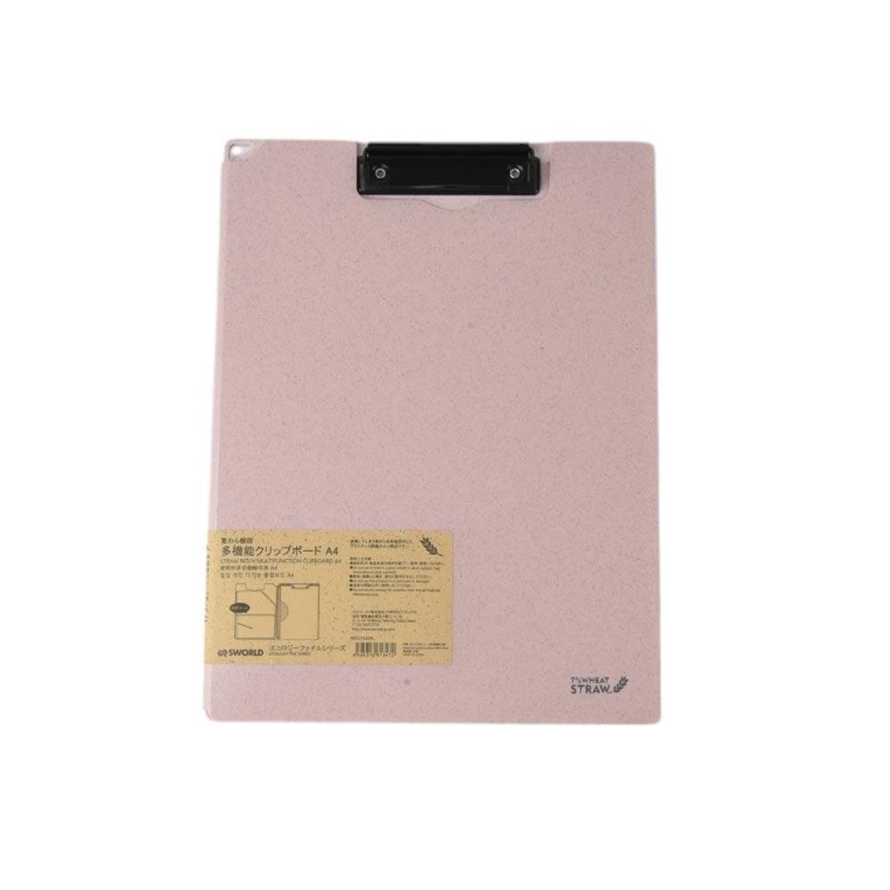 Sworld Клипборд Wheat Straw, с капак, розов | JAR Computers Sworld Клипборд Wheat Straw, с капак, розов