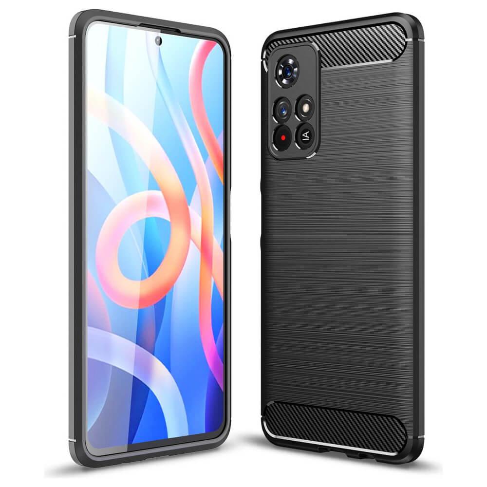 Тънък силиконов (TPU) калъф за Xiaomi Redmi Note 11S 5G, Xiaomi Poco M4 Pro 5G - Tech-Protect Carbon Flexible TPU Case (черен) | JAR Computers Тънък силиконов (TPU) калъф за Xiaomi Redmi Note 11S 5G, Xiaomi Poco M4 Pro 5G - Tech-Protect Carbon Flexible TPU Case (черен)