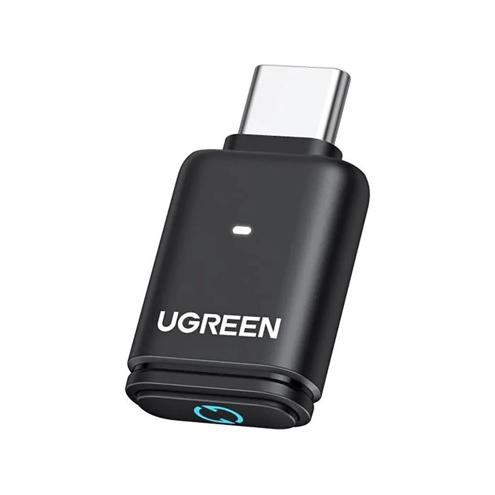 Ugreen USB-C Bluetooth 5.3 Adapter With aptX Transmitter - Bluetooth 5.3 адаптер за компютри и лаптопи с USB-C порт (черен) | JAR Computers Ugreen USB-C Bluetooth 5.3 Adapter With aptX Transmitter - Bluetooth 5.3 адаптер за компютри и лаптопи с USB-C порт (черен)