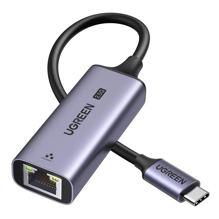 Адаптер Ugreen CM648 USB Type C към RJ45 2.5G 25052 - сив