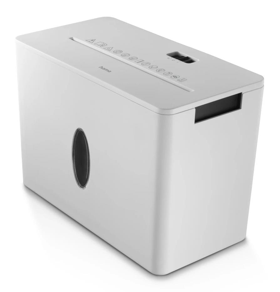 Hama Safe X40-W шредер Кръстосано нарязване 64 dB 22 см Бяла | JAR Computers Hama Safe X40-W шредер Кръстосано нарязване 64 dB 22 см Бяла