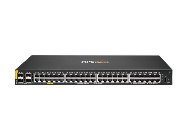 HPE Aruba 6100 48G Class4 PoE 4SFP+ 370W Switch
