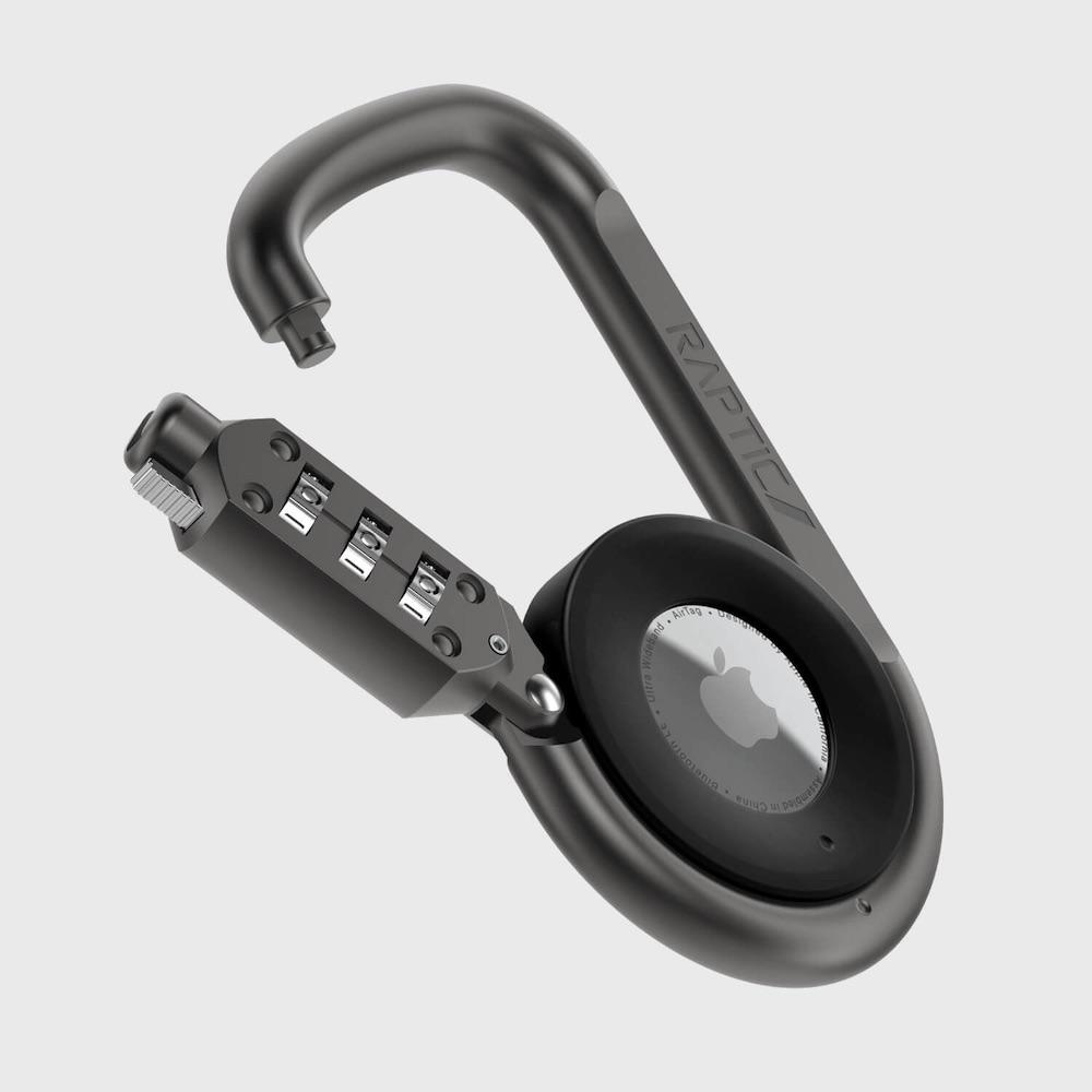 Катинар с код и с отделение за Apple AirTag - Raptic Link Plus Lock For AirTag (черен) | JAR Computers Катинар с код и с отделение за Apple AirTag - Raptic Link Plus Lock For AirTag (черен)