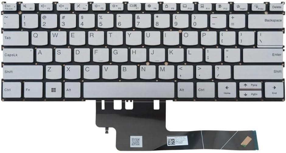 Клавиатура за лаптоп Lenovo ThinkBook 13x G2 IAP - Сребриста Без Рамка с Подсветка | JAR Computers Клавиатура за лаптоп Lenovo ThinkBook 13x G2 IAP - Сребриста Без Рамка с Подсветка