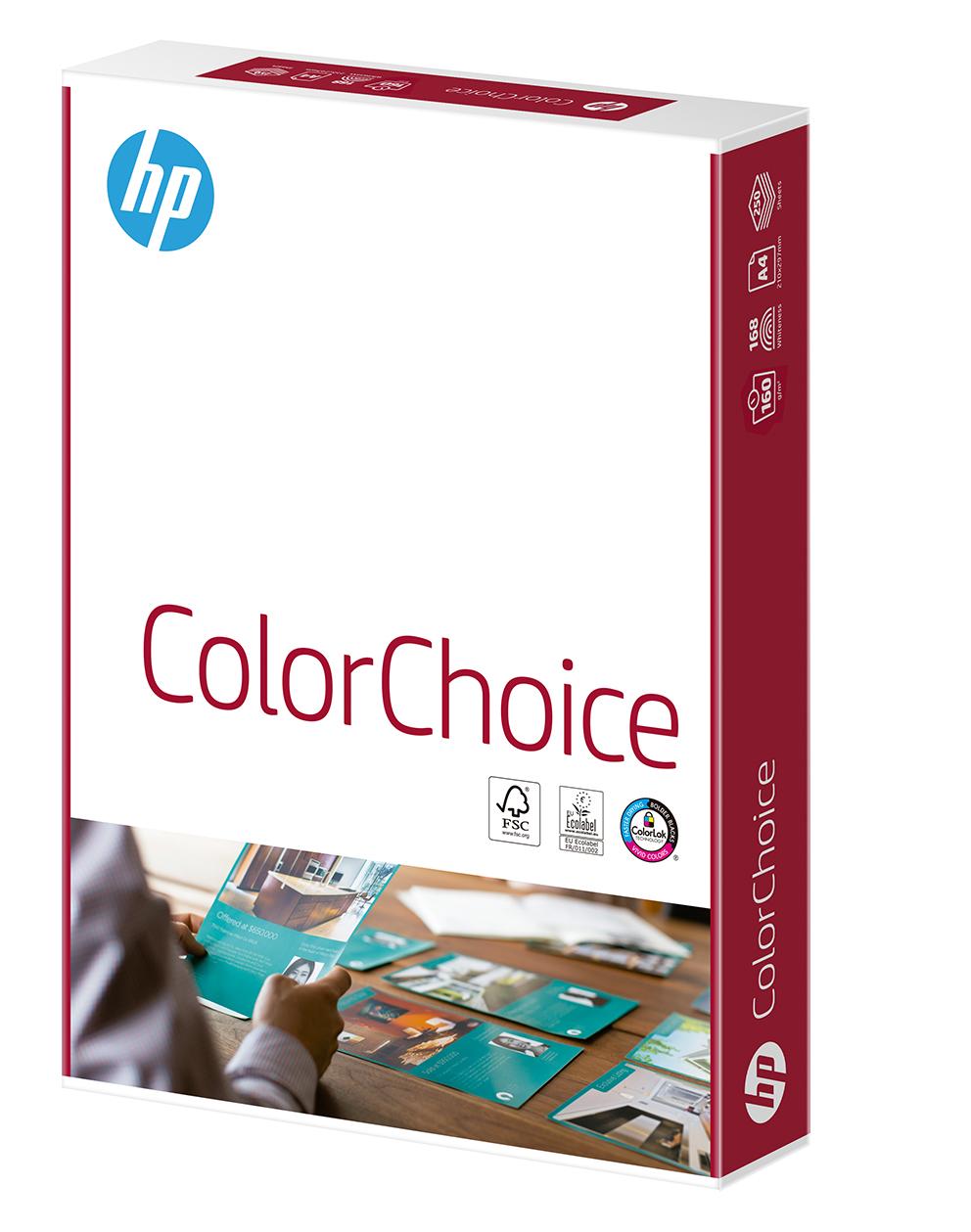 Копирна хартия HP Color Choice, А4, 160 г, бяла, CIE белота 168, FSC, пакет 250 л. | JAR Computers Копирна хартия HP Color Choice, А4, 160 г, бяла, CIE белота 168, FSC, пакет 250 л.