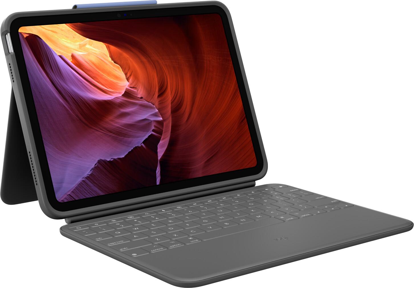 Logitech 920-011200 клавиатура за мобилно устройство QWERTZ Немски Smart Connector Графит | JAR Computers Logitech 920-011200 клавиатура за мобилно устройство QWERTZ Немски Smart Connector Графит