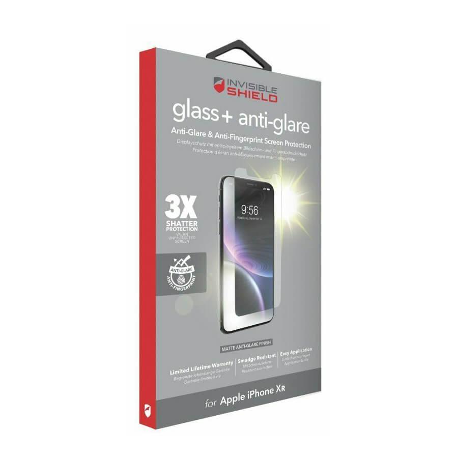 Матово калено стъклено защитно покритие за дисплея на iPhone 11, iPhone XR - Zagg Invisible Shield Glass+ Anti-Glare (прозрачен) | JAR Computers Матово калено стъклено защитно покритие за дисплея на iPhone 11, iPhone XR - Zagg Invisible Shield Glass+ Anti-Glare (прозрачен)