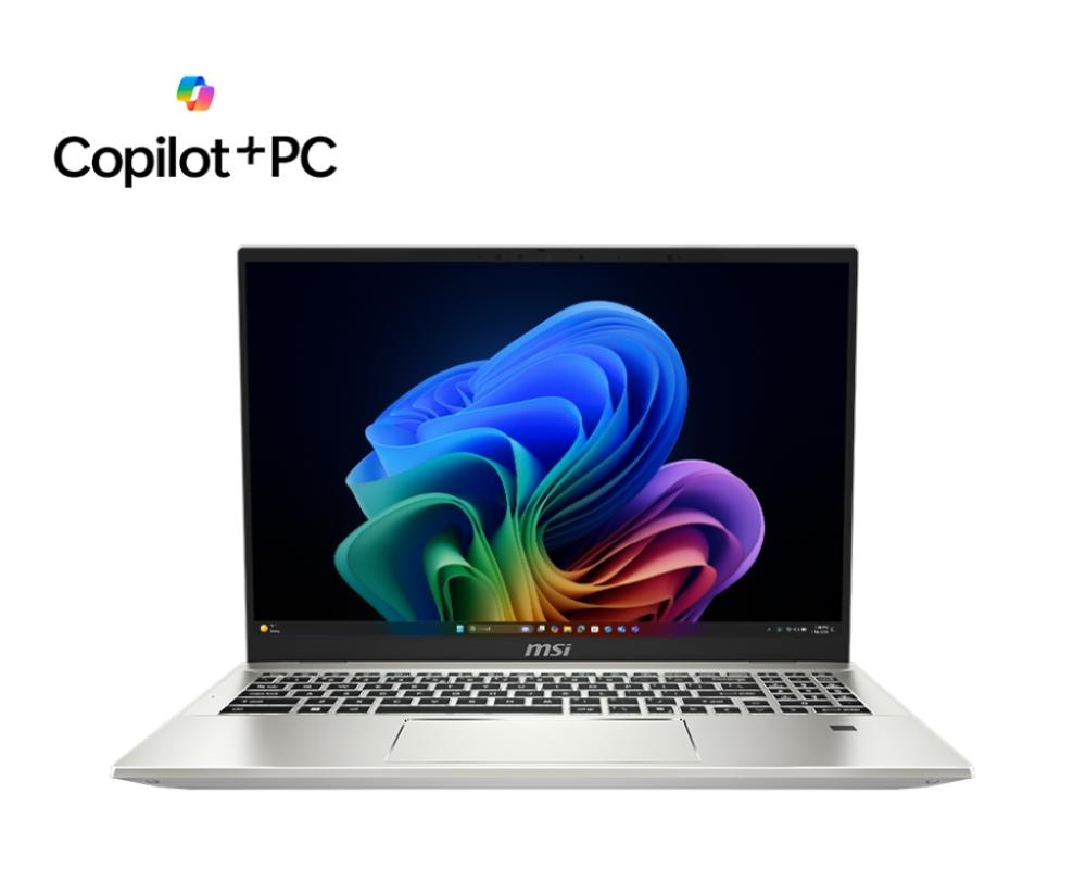 MSI Prestige A16 AI+ A3HMG, AMD Ryzen AI 9 365 Processor (10C 20T, Up to 5 GHz), 16" 16:10 UHD+ (3840x2400) OLED, AMD Radeon 880M 12C 2900 MHz, 73 total AI TOPS, 32GB LPDDR5x-7500, 1TB PCIe Gen4x4 SSD, WiFi7 Qualcomm, BT v5.4, Windows 11 Home, 1.9 kg