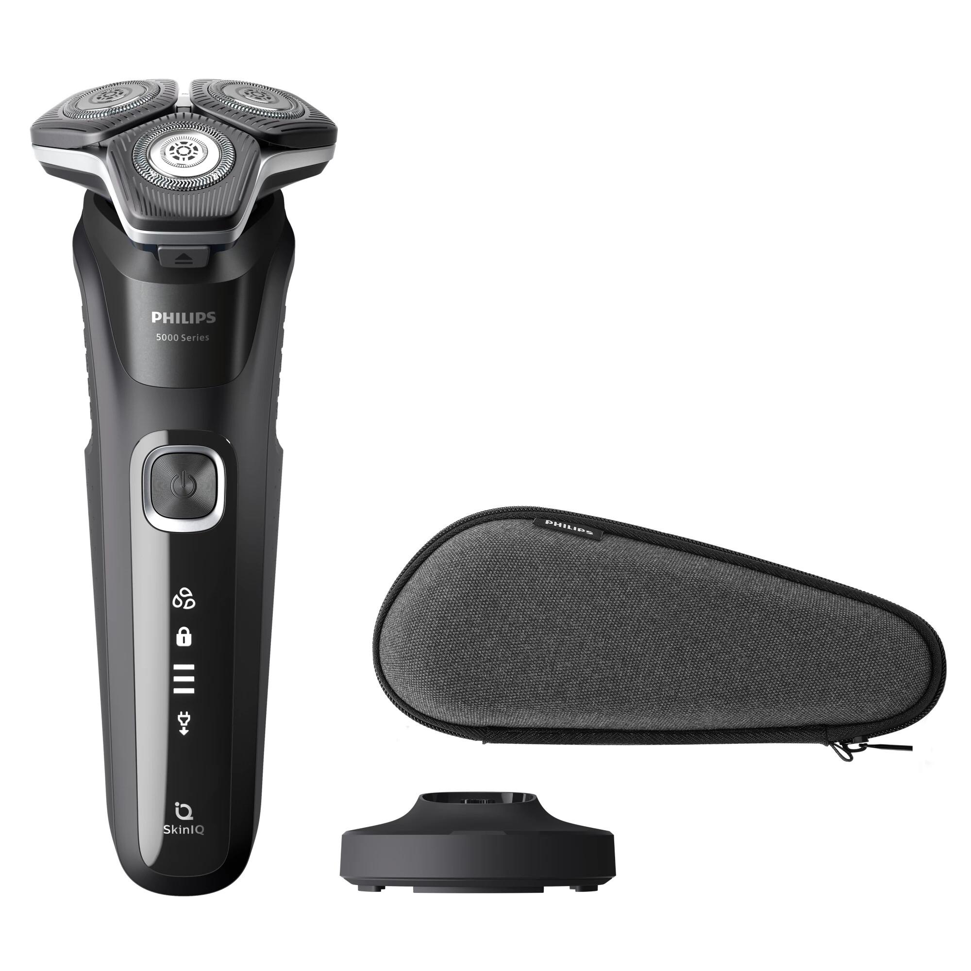 Philips SHAVER Series 5000 S5898/35 мъжка самобръсначка Въртяща се самобръсначка Тример Черен | JAR Computers Philips SHAVER Series 5000 S5898/35 мъжка самобръсначка Въртяща се самобръсначка Тример Черен