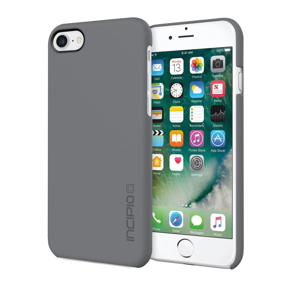 Тънък поликарбонатов кейс за iPhone 8, iPhone 7 - Incipio Feather Case (сив) | JAR Computers Тънък поликарбонатов кейс за iPhone 8, iPhone 7 - Incipio Feather Case (сив)