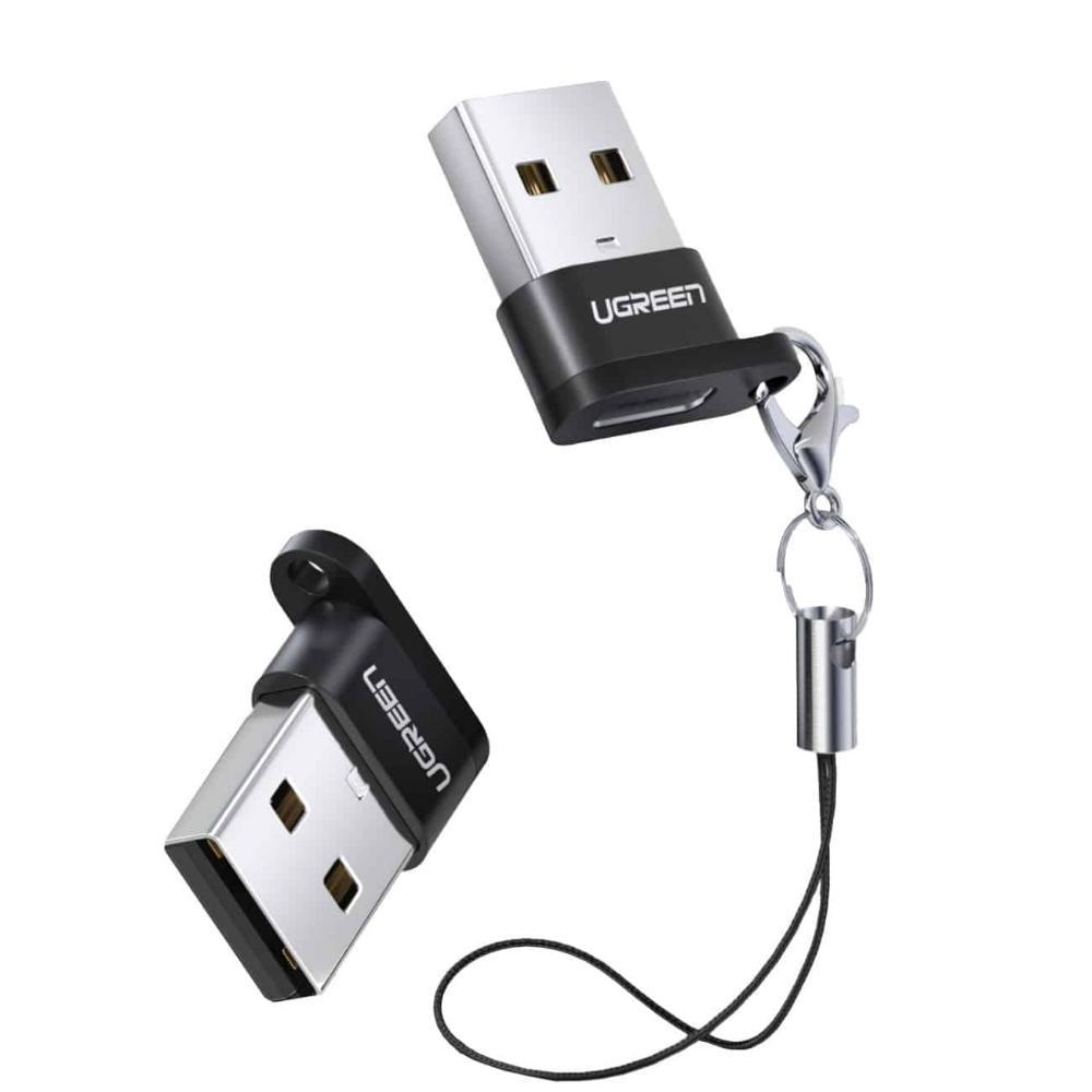 Ugreen Bluetooth adapter USB-C to USB-A 2.0 black (50568) (UGR50568)