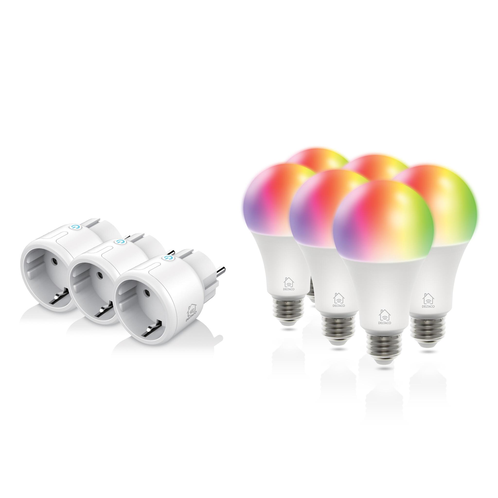Deltaco SH-KIT03 смарт осветление Комплект за смарт осветление Wi-Fi | JAR Computers Deltaco SH-KIT03 смарт осветление Комплект за смарт осветление Wi-Fi