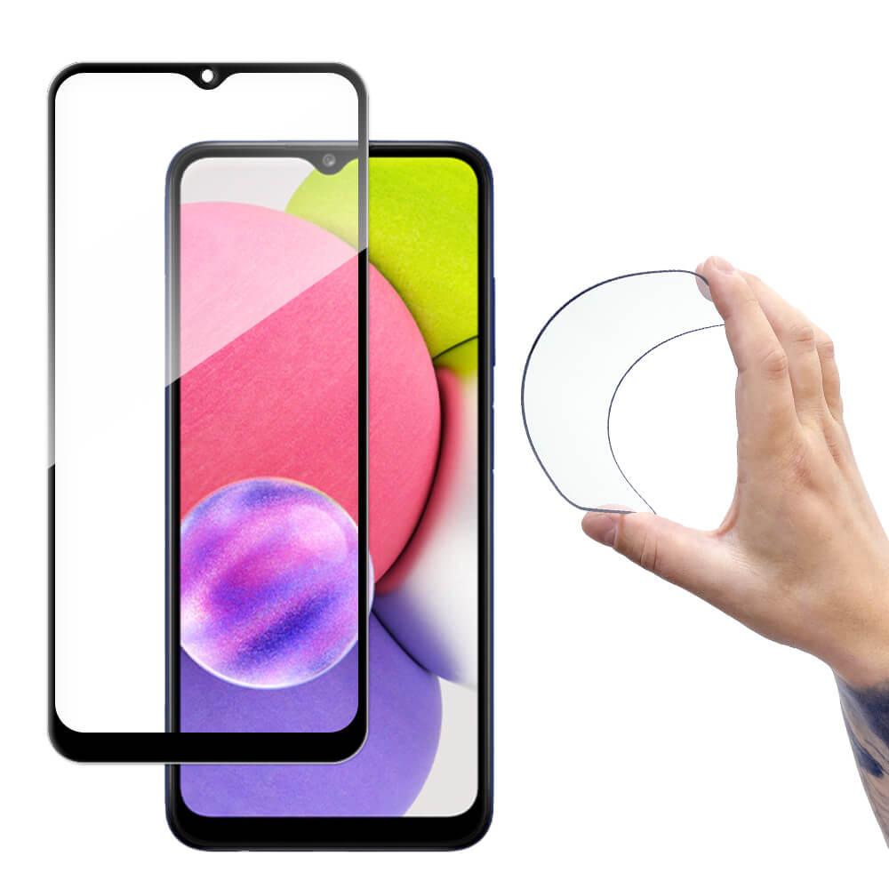 Хибридно защитно покритие за целия дисплей на Samsung Galaxy A03s - Wozinsky Full Cover Hybrid Flexi Glass Screen Protector (черен-прозрачен) | JAR Computers Хибридно защитно покритие за целия дисплей на Samsung Galaxy A03s - Wozinsky Full Cover Hybrid Flexi Glass Screen Protector (черен-прозрачен)