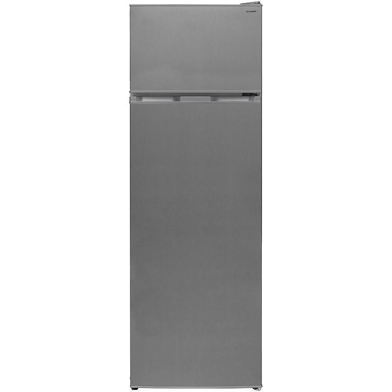Хладилник с горна камера Sharp SJ-FTB03ITXLE , 243 l, E , Инокс , Статична